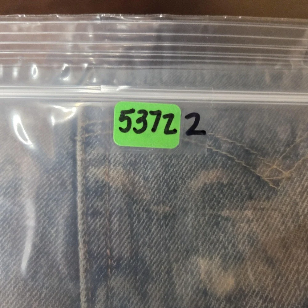 Levis 501 Jeans Mens Selvedge Straight Button Fly Distressed Fits‎ 30x27